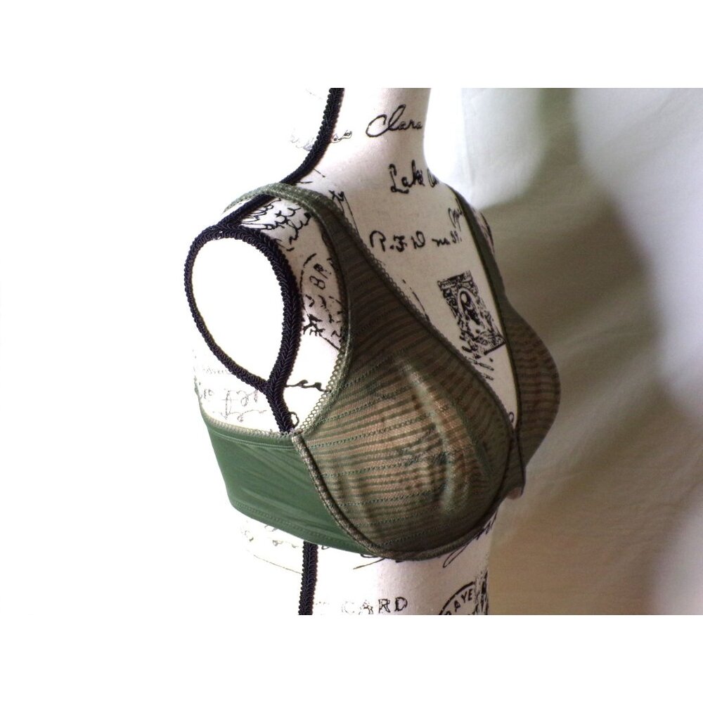 🆕NATORI Revive Full Fit Unpadded Mesh Underwire Bra 34B Green #734304 - Picture 6 of 8